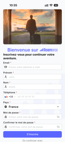 Roamance inscription