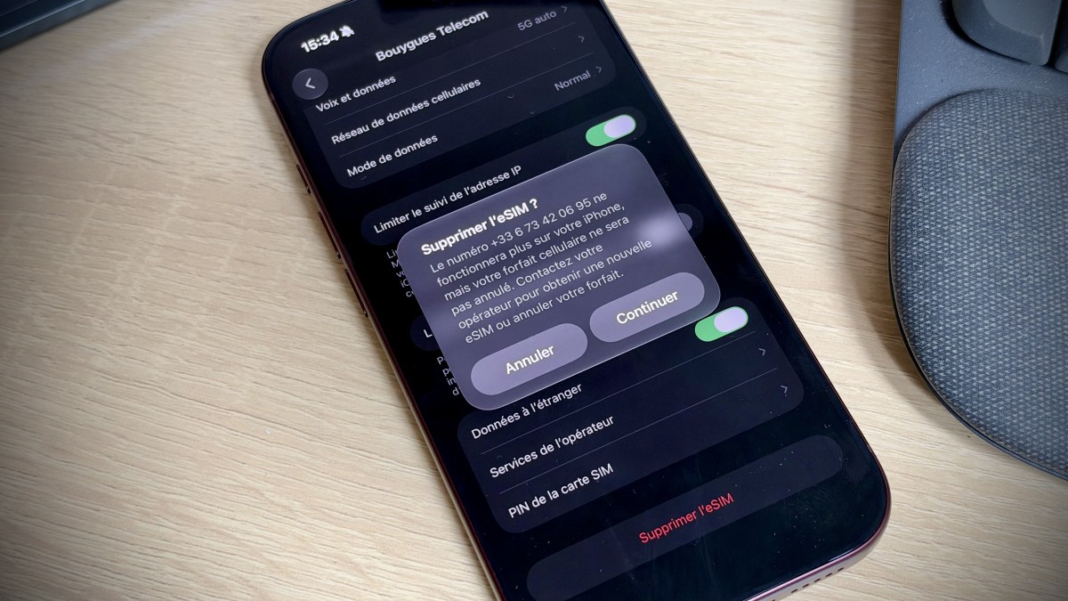 Transfert d’eSIM chez Bouygues : pourquoi j’ai dû faire exactement ce que l’iPhone déconseille