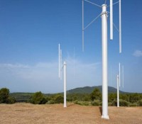 Éolienne verticale Quinoa. // Crédits : Collaborative Energy