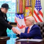 President Donald Trump participates in a press conference with departing DOGE adviser Elon Musk, Friday, May 30, 2025, in the Oval Office. (Official White House Photo by Molly Riley)