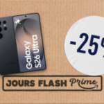 Le Samsung Galaxy S26 Ultra revient à prix cassé pendant les Jours Flash Prime d&rsquo;Amazon