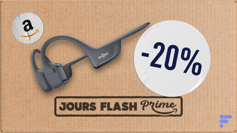 Pendant les Jours Flash Prime, ce casque à conduction osseuse de Shokz se décharge de 40 euros