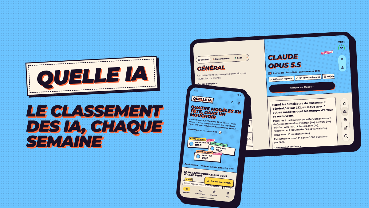 QUELLE IA : on a lancé un comparateur gratuit de 252 modèles pour trouver le bon selon votre usage
