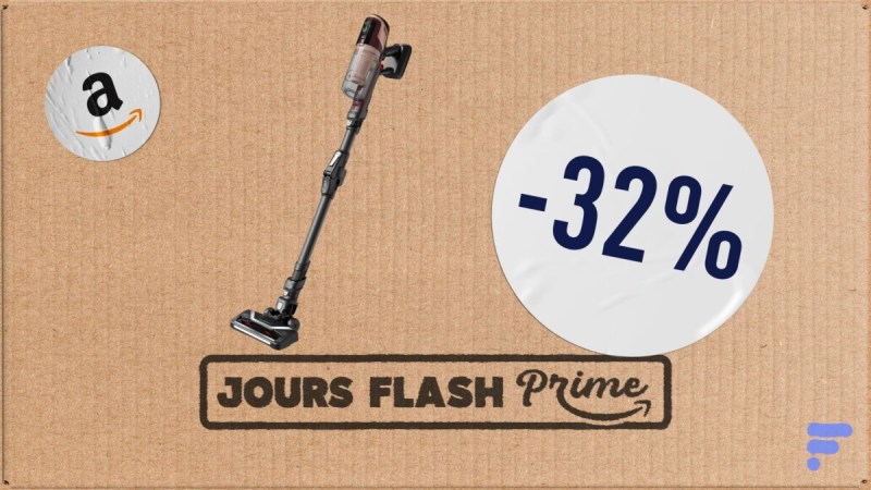Jours Flash Prime : cet aspirateur balai Rowenta à -32% passe sous les meubles pour nettoyer partout sans peine