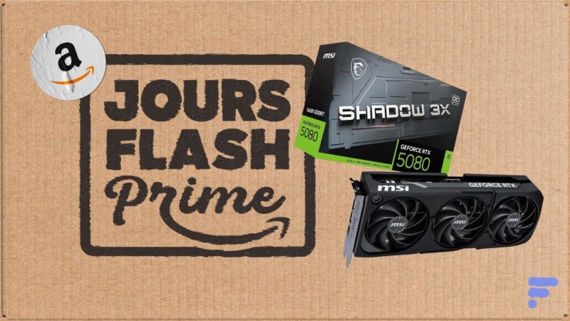 Amazon baisse le prix de l’excellente RTX 5080 de MSI pendant ses Jours Flash Prime