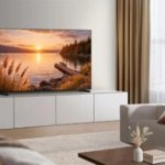 Le TV Samsung TQ55QN80H.