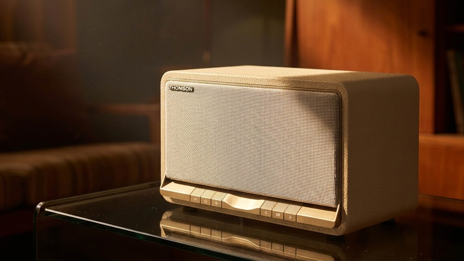 Thomson WS560 : cette enceinte Bluetooth rétro à moins de 120 € mise tout sur le style (et une entrée pour votre platine)