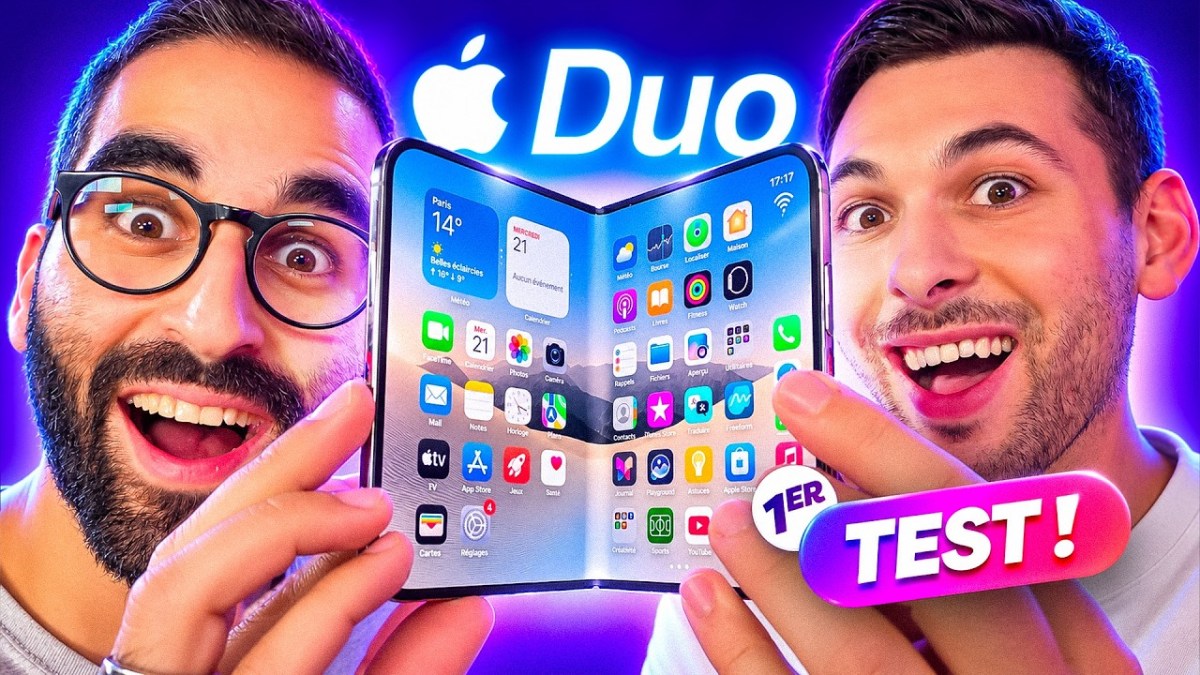 En vidéo : on a pris en main l’iPhone Duo, le premier smartphone pliant d’Apple