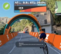 La nouvelle interface Zwift Video de Zwift Plus // Source : Zwift