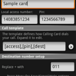 Android Calling Card, pour gérer ses cartes téléphoniques Android Calling Card, pour gérer ses cartes téléphoniques