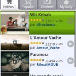 Dailymotion en application sur Android Dailymotion en application sur Android