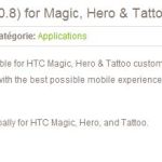 HTC Sync mis à jour : Dream, Magic, Hero et Tattoo HTC Sync mis à jour : Dream, Magic, Hero et Tattoo