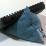Test d’un pouf pour téléphone, le Laybag Test d’un pouf pour téléphone, le Laybag