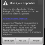 Motorola Milestone : La mise à jour Android 2.0.1 est désormais disponible Motorola Milestone : La mise à jour Android 2.0.1 est désormais disponible