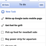 Google Tasks mobile pour Android Google Tasks mobile pour Android