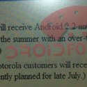 Motorola Droid et Droid X : Mise à jour en 2.2 confirmée Motorola Droid et Droid X : Mise à jour en 2.2 confirmée