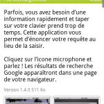 La reconnaissance vocale reconnaît le français ! La reconnaissance vocale reconnaît le français !