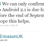 Le Xperia X10 s&rsquo;offre (enfin) un bout d&rsquo;Eclair fin septembre !