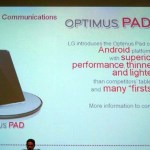 LG Optimus Pad … Quoi de neuf ? LG Optimus Pad … Quoi de neuf ?