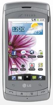 Telus propose deux Android de plus : LG Shine Plus et Samsung Apollo