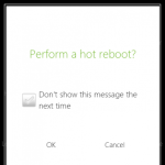 Hot Reboot : une application pour accélérer le redémarrage de votre androphone