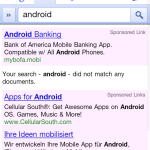 Google Mobile ne reconnaît plus Android dans ses recherches ! Google Mobile ne reconnaît plus Android dans ses recherches !