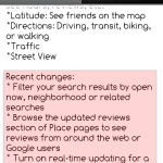 Le changelog des applications affiché sur l’Android Market Le changelog des applications affiché sur l’Android Market