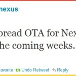 Google confirme la mise à jour prochaine du Nexus One Google confirme la mise à jour prochaine du Nexus One