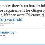 LG Optimus One aura le droit à sa mise à jour Gingerbread LG Optimus One aura le droit à sa mise à jour Gingerbread