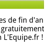 L’application L’Equipe.fr gratuite pendant les fêtes L’application L’Equipe.fr gratuite pendant les fêtes
