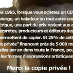 A notre grande joie, la revalorisation de la taxe sur la copie privée a été entérinée A notre grande joie, la revalorisation de la taxe sur la copie privée a été entérinée