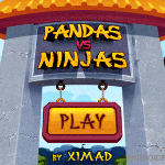 Pandas vs Ninjas, une variante du jeu Angry Birds Pandas vs Ninjas, une variante du jeu Angry Birds