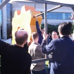 La mascotte de Honeycomb est arrivée au GooglePlex (MàJ) La mascotte de Honeycomb est arrivée au GooglePlex (MàJ)