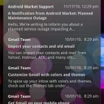 LauncherPro vient d&rsquo;être mis à jour : widget Gmail et nouvelles transitions