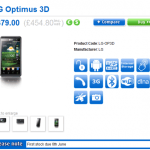 En Angleterre, le LG Optimus 3D est attendu pour le 6 juin En Angleterre, le LG Optimus 3D est attendu pour le 6 juin
