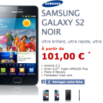 Le Samsung Galaxy S II est proposé à partir d’1€ chez NRJ Mobile (après ODR) Le Samsung Galaxy S II est proposé à partir d’1€ chez NRJ Mobile (après ODR)