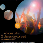 Orange offre 120€ en places de concert pour les nouveaux clients Origami Style et de l&rsquo;option Open musique