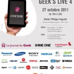 Geek&rsquo;s Live 4 : Qui sera présent ?