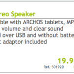Archos propose des enceintes pour ses tablettes Archos propose des enceintes pour ses tablettes