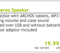 ArchosRoundStereoSpeaker