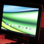 CES 2012 : La tablette Toshiba Excite X10 / AT200 et ses 7,7 mm d’épaisseur CES 2012 : La tablette Toshiba Excite X10 / AT200 et ses 7,7 mm d’épaisseur