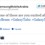 Samsung Mobile Arabia fait allusion au Galaxy Note 2 Samsung Mobile Arabia fait allusion au Galaxy Note 2