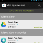 Google, les applications Drive, Flux et Play Store sont mises à jour Google, les applications Drive, Flux et Play Store sont mises à jour