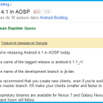 Google officialise le code source d’Android 4.1 (Jelly Bean) Google officialise le code source d’Android 4.1 (Jelly Bean)