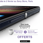 Essayez le Xperia Z dès le 2 février au Sony Store Essayez le Xperia Z dès le 2 février au Sony Store