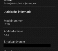 android 4.1.2 sony xperia p LT22i