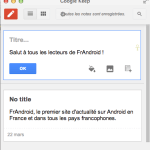 Google Keep Extension, les services de Keep dans un plugin Chrome Google Keep Extension, les services de Keep dans un plugin Chrome