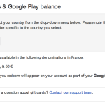 Google lancerait enfin les cartes cadeaux Google Play en France Google lancerait enfin les cartes cadeaux Google Play en France
