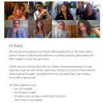Google Glass Explorer étend sa communauté de participants Google Glass Explorer étend sa communauté de participants