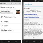 Quickoffice s&rsquo;offre une mise à jour mineure sur Android